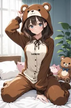 m771 AIイラスト　かわいい　A4ポスター