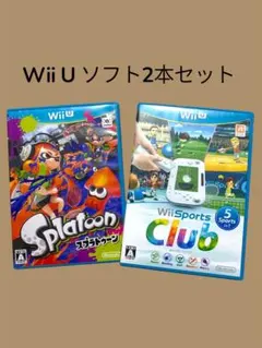 Wii U ソフト 2本セット Splatoon&Wii Sports Club