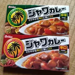 ジャワカレー 中辛、辛口 9皿分2個セットのサムネイル