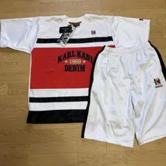 Karl Kani DENIM 1989 ゲームシャツ セットアップ XL - メルカリ