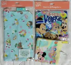 ディズニーシー スプリングヴォヤッジ　ランチ巾着・ウォッシュタオル・バンダナ