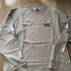 BEN DAVIS 長袖 Tシャツ ベージュ 袖プリントのサムネイル