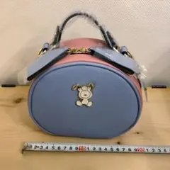 スヌーピー　ハンドバッグ　ショルダーバッグ　水色/ピンク