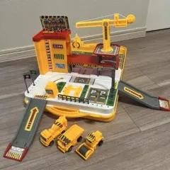 建設現場おもちゃ☆働くパワフル！！建設タウンセット