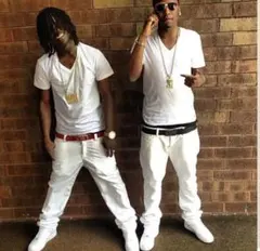 brrrossChief keef swag flexwitmeホワイト デニムのサムネイル