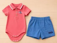 Calvin Klein ベビー セットアップ ロンパース ショートパンツのサムネイル
