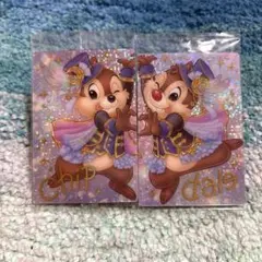 ディズニー キャラクターズ ウエハース カード チップ&デール 2枚セット