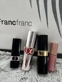 Dior イブサンローラン シャネル 口紅 リップ セット