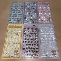 【新品正規品】サンリオ　ボンボンドロップシール　6種セット