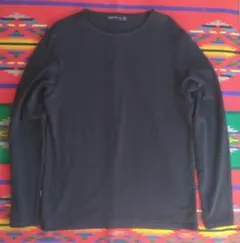 極美品☆【ICEBREAKER】メリノウール 長袖カットソー　ブラック