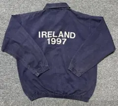 Adam J S Turner ネイビー　ポロシャツ　ロンT Ｖネック