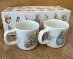 【未使用】Wedgwood ピーターラビット マグカップ 2個セット