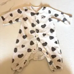 ハート模様ロンパース 70cm