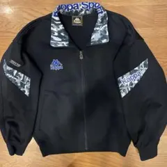 90's kappa カッパ トラックジャケット 美品！ブラック系　メンズS