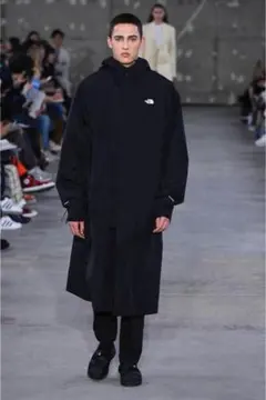 希少】sacai 19aw チロリアン刺繍 モッズコート メンズ ブラック 