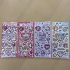サンリオキラキラジュエルシール　4点セット
