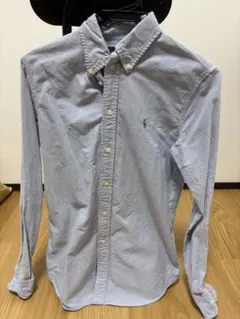 Ralph Lauren ボタンダウンシャツ M ライトブルー[美品]