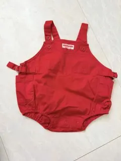 ミキハウス　レトロ 赤いダルマオール　85