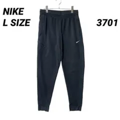 NIKE ナイキ スウェットパンツ ブラック L 刺繍ロゴ スウッシュ