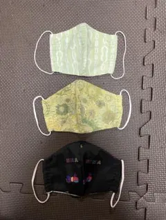 ハンドメイド　大人用　マスク　花柄　3枚セット　②