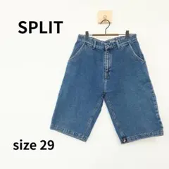 SPLIT　デニムハーフパンツ　29サイズ　S-269