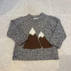 ZARA 山の模様 ニットセーター 2-3歳　98センチ