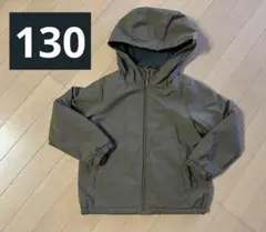 男の子 女の子130 クロッシーキッズ 裏ボア防寒アウター ジャケット ブラウン