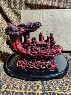 寿山石 印鑑石 天然石 手彫り 中国骨董 未使用 コレクター放出美品 風水置物 中国古美術・珍蔵木の箱付・寿山石の印鑑・元の原石・寿山石・文房具