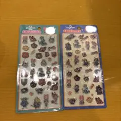 3Dシール　ズートピア2 ステッカーセット 2シート
