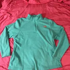 THE NORTH FACE ターコイズ フリース ハーフジップ