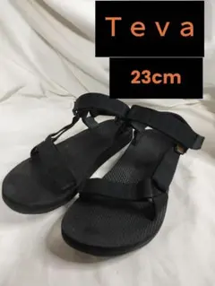 美品 Tevaスポーツサンダル ブラック 23.0.cm ハリケーン XLT2