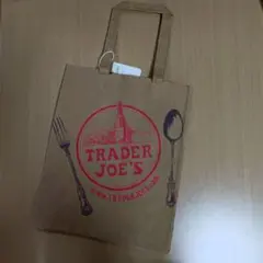 【新品未使用】トレーダージョーズTrader Joe's洗える紙製袋☆オマケ付き