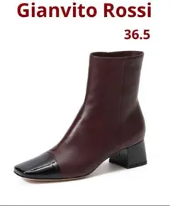 極美品Gianvito Rossiジャンヴィトロッシショートブーツ36.5