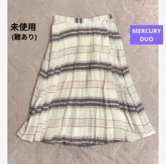 未使用！マーキュリーデュオ☆スカート プリーツ 白