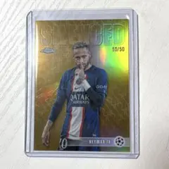 希少　Neymar Jr Topps Chrome SILENCED 50シリ