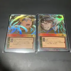 NARUTOカードゲーム 術カード 螺旋丸 千鳥 2枚セット ナルト サスケ
