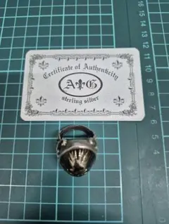 A&G スカル スターリング925シルバーリング!のサムネイル