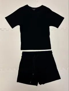 상태좋음 ✨ブラック Tシャツ ショートパンツ セットアップ ミニT ギャル