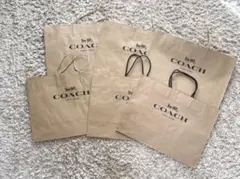 COACH ショップ袋 6枚セット