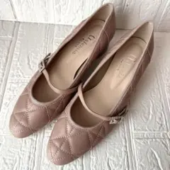 未使用【アルテミスbyダイアナ】キルティング　メリージェーンローヒールパンプス