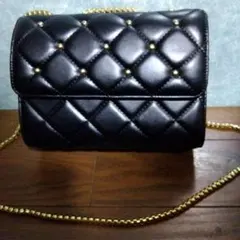 キルティングチェーン　ショルダーバッグ