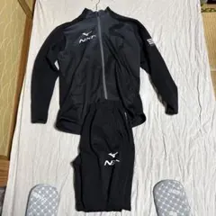 【サイズは上LX 下Lです】Mizuno NXT ジャージ上下セット ブラック
