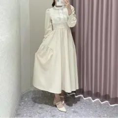 【最終値下げ】AnMILLE ヨークレースフレア ワンピース 2025年最新】アンミール ワンピース ヨークレースの人気アイテム