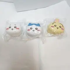 ちいかわ　おかおミニシリコンポーチ　ちいかわ　ハチワレ　うさぎ　3種セット