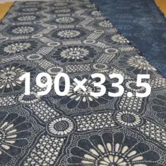 古布木綿藍染型染め