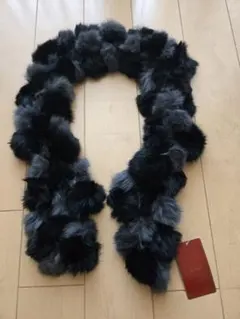 ウサギ毛　ファーマフラー