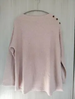 cecile ニットチュニック ピンク M