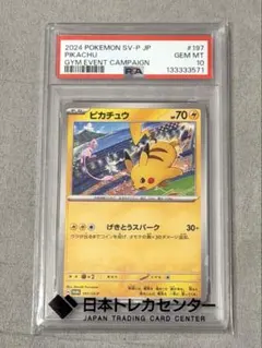 ス*認様 2024 ピカチュウ PSA 10 GYM EVENT げきとうスパー