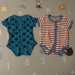 ユニクロ チャックルベビー 肌着 ボディ 3枚セット まとめ売り