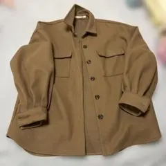 ELENCARE DUE ウールライクジャケット ブラウン